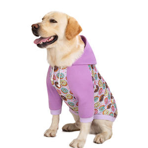 Atacado abastecido 2022 <span class=keywords><strong>pet</strong></span> vermelho hoodies ano novo traje de natal para cachorro grande - Product Image 4