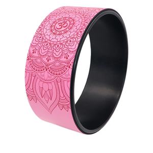 Factory Direct Customizable Wholesale High Quality Eco <b>TPU</b> Exercise Bodybuilding Yoga Wheels Home Use Unisex Safety Accessory - Product Image 1