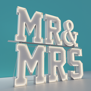 Lettres lumineuses LED géantes en forme de cœur pour enseigne, arche lumineuse de grande taille pour mariage - Product Image 4