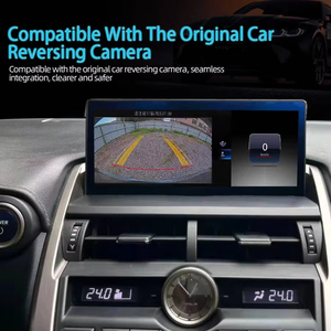 หน้าจอ Linux ขนาด 10.25 นิ้ว รองรับการเชื่อมต่อแบบ Mirror Link พร้อมระบบนำทาง GPS สำหรับ Lexus NX ปี 2014-2021 อัปเกรดระบบไร้สาย CarPlay เครื่องเล่นวิทยุในรถยนต์ หน้าจอ IPS - Product Image 3