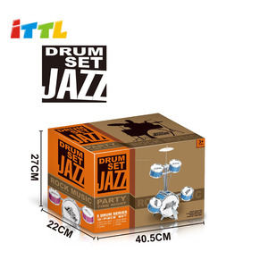 Batería Electrónica de Plástico de Alta Calidad para Niños, Juguete Musical, Set Grande para Actuaciones de Jazz - Product Image 4