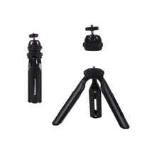 Support de bureau portable mini avec rotation à 360° °   Trépied pliable à tête sphérique réglable en hauteur pour appareil photo, téléphone, projecteur, appareil photo reflex numérique, caméscope vidéo