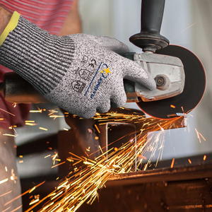 XINGYU Anti-cut Construction PU Coated Cut protection <strong>Gloves</strong> Work Safety <strong>Gloves</strong> for Carpenter Gription Cut Resistant <strong>Gloves</strong> - Product Image 6
