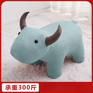 Chaise éléphant mignonne en similicuir PU, tabouret enfant en forme d'éléphant, chaise animale rembourrée en similicuir souple pour chambre d'enfant et salle de jeux - Product Image 5