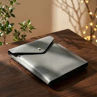 Carnet de notes en cuir PU A5/A4 pour bureau, avec reliure cousue, cadeau promotionnel