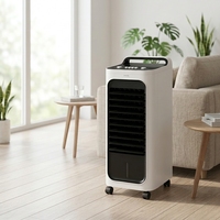 Climatiseur d'air portable électrique avec télécommande, minuterie, 3 vitesses, réfrigération par cristaux de glace pour usage hôtelier