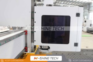 เครื่องเราเตอร์แกนหมุน M-shine กำลังไฟ 9 กิโลวัตต์ รุ่นขายดี ดีไซน์ใหม่ สำหรับงานไม้และการผลิตเฟอร์นิเจอร์จำนวนมาก - Product Image 3