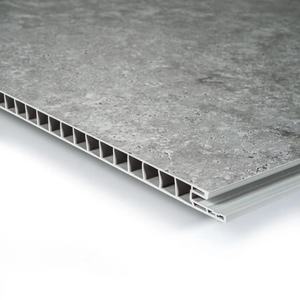 Panel de pared de ducha de 1000mm de <span class=keywords><strong>hormigón</strong></span> gris X 2400 PVC - Product Image 6
