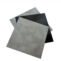 Revêtement de sol LVT à clic robuste de 5 mm, anti-humidité, couleur gris ardoise, planche de vinyle LVP, carrelage de vinyle de luxe pour les espaces de bureau