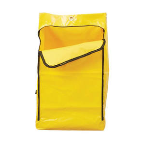 Carrito de limpieza de <span class=keywords><strong>conserje</strong></span> personalizado, bolsa de vinilo, bolsa de carrito de limpieza, bolsa recubierta de PVC de repuesto con cremallera para limpieza comercial - Product Image 2