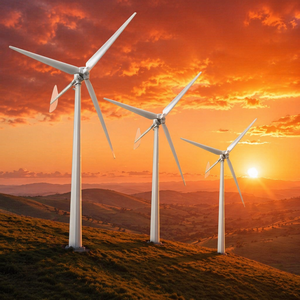 Système de production d'énergie éolienne à axe horizontal de 100 kW, type de contrôle électrique pour l'ingénierie - Product Image 1