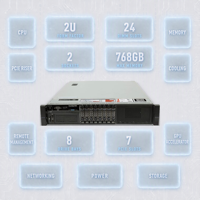 Serveur Rack R720 R750 R710 R720xd R730 R740xd R760 2U Double Processeur NAS Analytique Bare Metal HPC Computing