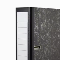 Carpeta de moda A4 FC tamaño PVC 2 3 pulgadas cartón prensado papel 2 agujeros Carpeta de anillo palanca de mármol arco carpeta de archivos