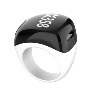 New Arrival Smart Tasbih Zikr Ring Waterproof Digital Display Muslim Prayer Time Reminder Alarm <b>Clock</b> App Control - Product Image 3