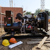 Groupe électrogène diesel silencieux 37,5 kVA 30 kW à démarrage automatique, châssis ouvert, moteur Yuchai 50 Hz ATS pour oxygénateurs/aérateurs d'aquaculture