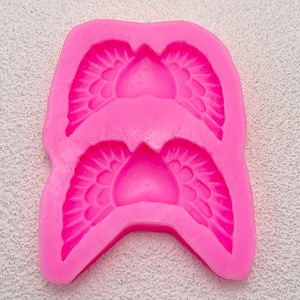 Angel <strong>Wings</strong> Silicone Mold Heart Shape For Cake Decorating Baking Chocolate Fondant Valentine'S Day - Product Image 4