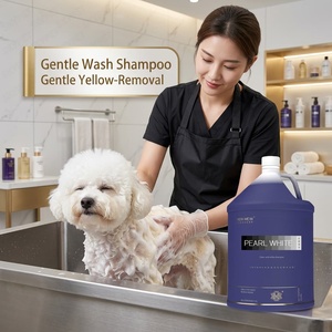 Shampoing Professionnel Blanchissant pour Chiens 3,8L (1 Gallon) en Gros pour Poils Blancs – Éclaircissant, Doux, Anti-Jaunissement, Sans Décoloration - Product Image 2