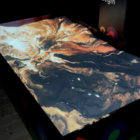 Jeux de bac à sable magique 3D intérieur, projection interactive au sol, table de projection de sable magique, projection de sable éducative pour enfants, réalité augmentée, plage de sable