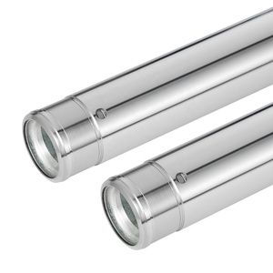 รถจักรยานยนต์ส้อมท่อด้านหน้าภายในท่อส้อมสำหรับซูซูกิ GSF400โจร1991 1992 1993 1994 1995 51110-10D10สีเงินปรับแต่ง - Product Image 4