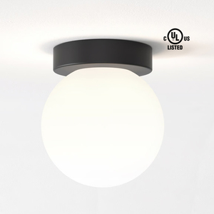Applique murale boule <span class=keywords><strong>de</strong></span> verre LED blanche ronde pour couloir d'hôtel, homologuée UL, <span class=keywords><strong>Chrome</strong></span> G9, plafonniers pour luminaires <span class=keywords><strong>de</strong></span> vanité <span class=keywords><strong>de</strong></span> <span class=keywords><strong>salle</strong></span> <span class=keywords><strong>de</strong></span> <span class=keywords><strong>bain</strong></span> - Product Image 2