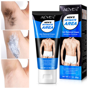 ALIVER aree sensibili crema depilatoria impeccabile indolore Extra delicata crema depilatoria intima per <span class=keywords><strong>uomo</strong></span> - Product Image 2