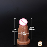 Nueva llegada Big Devil Dildo pene agrandado silicona suave hombre mujer masturbación juguete para el desarrollo Anal Fisting productos sexuales