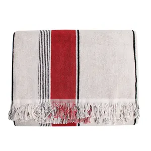 Morden Luxury 100% Organic Cotton Fashion Hot Sell Bath Beach Cotton Jacquard Tassel Swim Quick Dry Towel