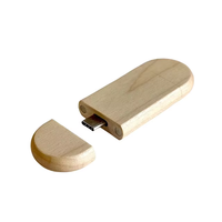 Nouvelle Clé USB OTG 2.0 en Bois pour Cadeau de Mariage avec Logo, Clé USB 2-en-1 Type C, Boîte en Noyer pour Téléphone