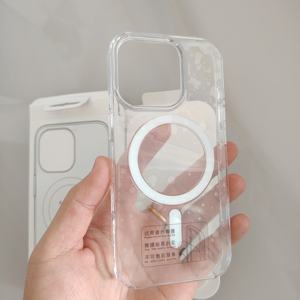 Coque de téléphone magnétique forte PC Transparent de haute qualité pour <span class=keywords><strong>iphone</strong></span> 16 15 14 13 Pro Max Anti jaunissement avec couverture IC pour <span class=keywords><strong>iPhone</strong></span> <span class=keywords><strong>12</strong></span> - Product Image 6
