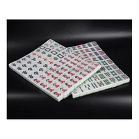Table de Mahjong Automatique QUEYI QY avec Tuiles en Plastique Blanches et Noires pour les Jeux de Voyage et les Joueurs