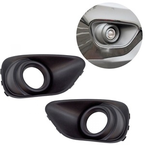 Biseles para Faros Antiniebla 68109870AA 68109871AA para Jeep Compass 2011-2017, Cubiertas de Acabado Negro con Fijación por Tornillos - Product Image 1