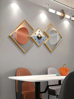 Tableau Mural Design Moderne pour Salon, Peintures Murales Décoratives Métalliques Luxe Or, Horloges Décoration Murale Maison