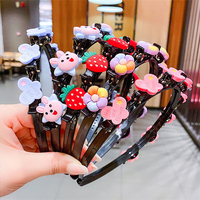 Aksesoris Rambut Korea Ms-835, Jepit Rambut Bunga Lucu untuk Anak Perempuan, Headband Kartun untuk Anak Bayi Perempuan dengan Jepit Rambut