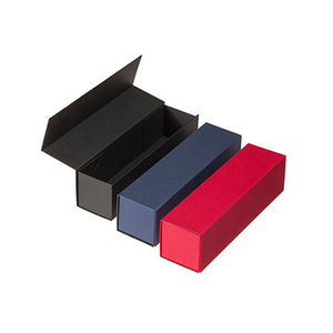 Custom Luxury Magnetic Clamshell <b>Box</b> with Matt Lamination & Embossing | High-End Hard Cardboard Red Wine & Beer Packaging - Product Image 1