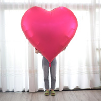 2025 nouveaux super gros ballons en feuille de coeur 63 pouces ballons géants pour la décoration de fête de mariage d'anniversaire