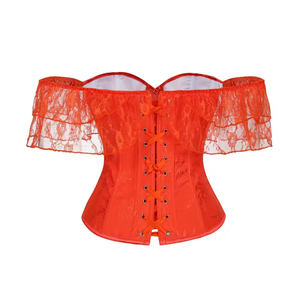 Corsetti <span class=keywords><strong>per</strong></span> Donne Bustier Overbust Gotico Punk Sexy con Spalline Taglie Forti - Product Image 2