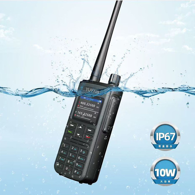 TS-803 UV Dual Band Amateur Radio 10W High Power Walkie Talkie 136-174/400-470MHz Long Range Two Way Radio IP67 Waterproof 256