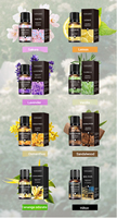 Marque privée personnalisée 10ml d'huiles essentielles biologiques lavande pure et parfum d'arbre à thé vente en gros d'huile de parfum d'aromathérapie
