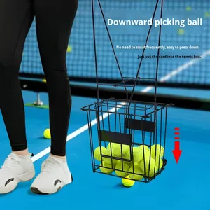 Carrito <span class=keywords><strong>de</strong></span> <span class=keywords><strong>Tenis</strong></span> Plegable <span class=keywords><strong>de</strong></span> Hierro, Económico, Personalizable, Profesional, Resistente, para Entrenamiento en Cancha, Portátil - Product Image 2
