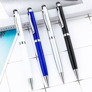 1.0Mm Touchscreen Twist Ballpoint Business Gift Promotional Metal <b>Pen</b> Customizable Logo Engraving Office & Student Writing - Product Image 1