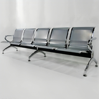 Chaises d'attente commerciales pour bureaux, aéroports, banques, salons, sièges 5 places, chaises de réception pour hôpitaux et salles d'attente
