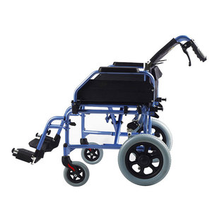 CE Superleichter Aluminium-Rollstuhl Deluxe Faltbarer Rollstuhl für Häusliche Pflege Behinderte Ältere Mobilitätshilfe zur Rehabilitation - Product Image 3