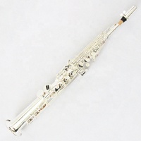 Saxofone Soprano Soprano de Alto Desempenho Profissional, Soprano de Alta Qualidade, Banhado a Prata, Preço Acessível