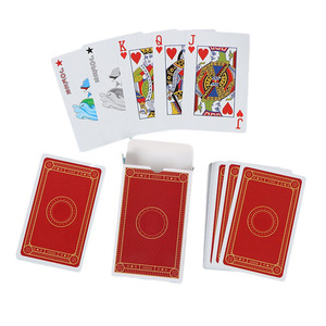 Commercio all'ingrosso di carta bianco cartoncino magico Prank Prop carte da gioco con numeri stampati a colori e loghi per i giochi da tavolo del partito - Product Image 1