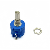 Potentiomètre de précision BOURNS 3590S-10K-10T 10K Ohm 10 tours avec kit de bouton, montage sur panneau, réglage de tension de calibrage 1