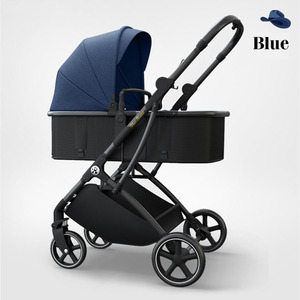 Jxb nhà máy bán buôn cảnh quan cao ráp năm điểm dây an toàn phẳng nằm hai chiều Xe đẩy em bé 3 trong 1 với ghế xe hơi - Product Image 2