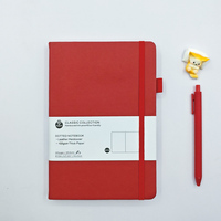Journal personnalisé en cuir PU avec estampage à chaud doré, couverture rigide, fermeture à élastique, pour cadeau d'anniversaire d'entreprise
