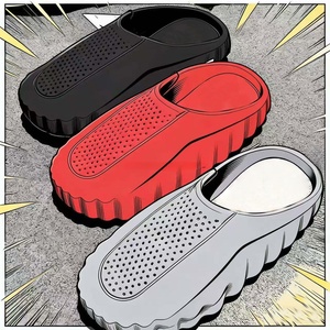 Wholesaler Hot Sale 2026 New Men's Slippers Comfortable Outdoor Quick-Drying Non-Slip <b>Slides</b> <b>Large</b> Size Solid Color Casual Shoes - Product Image 1