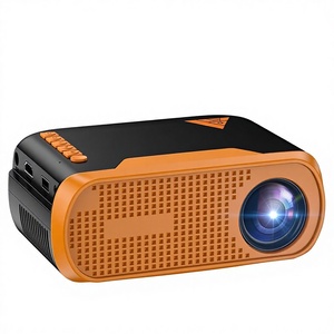 Mini <span class=keywords><strong>projecteur</strong></span> portable d'extérieur WiFi pour <span class=keywords><strong>Vamvo</strong></span>, résolution native 1080P, avec haut-parleurs intégrés pour téléphones/clés TV/PS5/ordinateurs portables/USB - Product Image 1