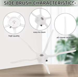 <span class=keywords><strong>Roborock</strong></span> S5 S5 Max <span class=keywords><strong>S6</strong></span> <span class=keywords><strong>MaxV</strong></span> <span class=keywords><strong>S6</strong></span> Pure E4 E5 S51 S52 S55 Aspirateur Pièces De Rechange Batterie Rouleau Brosse HEPA Filtre Vadrouille Chiffon - Product Image 5